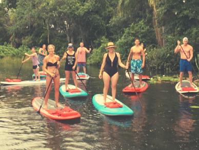 Private Group paddle boarding Florida springs